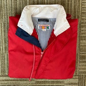 Vintage Red Maritime Sailing Jacket